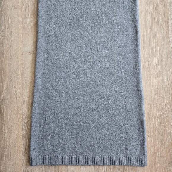 H&M Gray Midi Fitted Knit Pencil Skirt Pull-On Style Wool Blend Size XS NWOT - Picture 14 of 15
